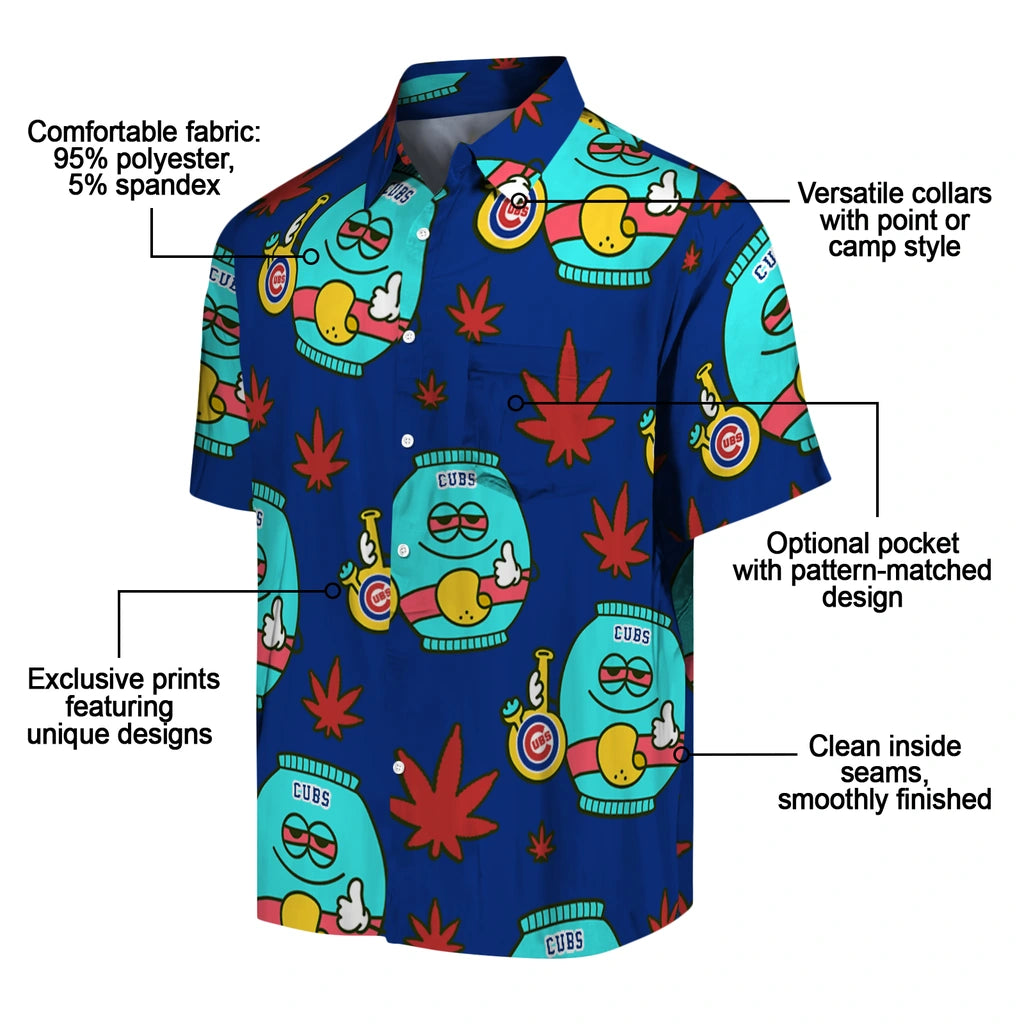 Chicago Cubs Hawaiian Shirt - Chill Vibe | Moonbestprint