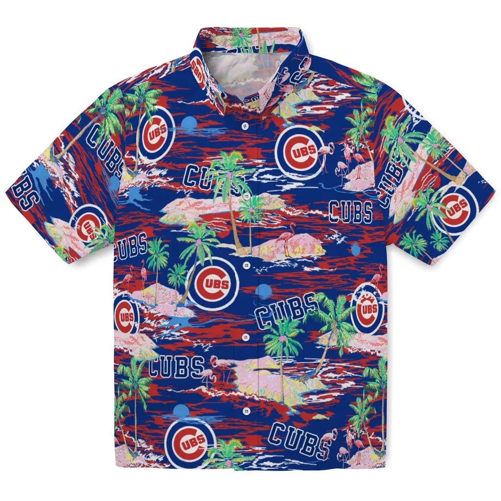 Chicago Cubs Flamingo Retreat 2026 Hawaiian Shirt – Moonbestprint