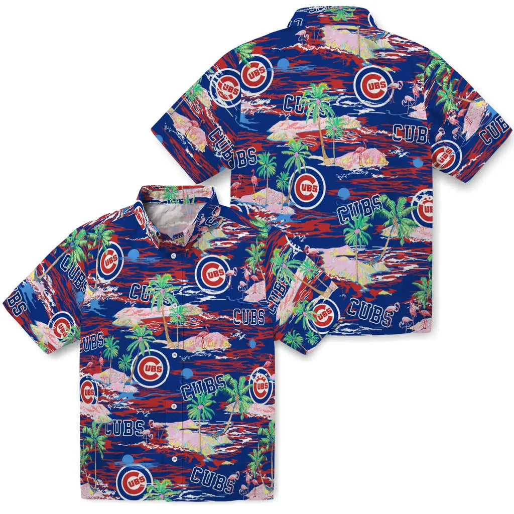 Chicago Cubs Flamingo Retreat 2026 Hawaiian Shirt – Moonbestprint