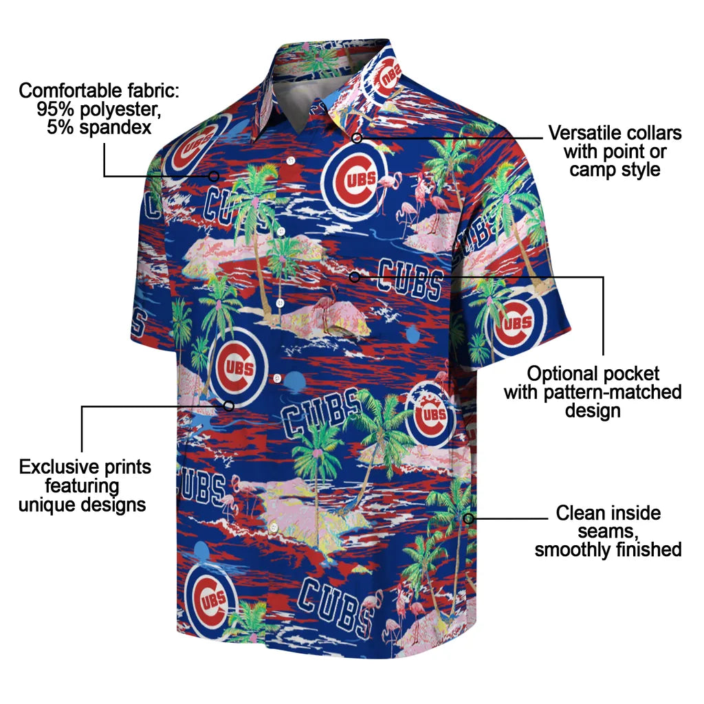 Chicago Cubs Flamingo Retreat 2026 Hawaiian Shirt – Moonbestprint
