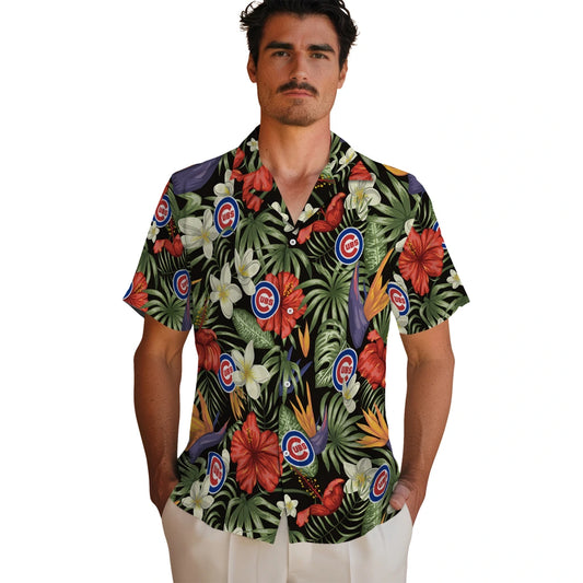 Chicago Cubs Hawaiian Shirt - Hawaii Floral Hibiscus | Moonbestprint