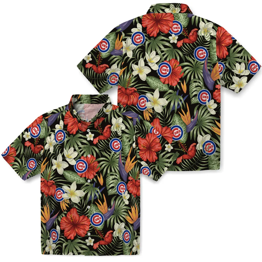 Chicago Cubs Hawaiian Shirt - Hawaii Floral Hibiscus | Moonbestprint