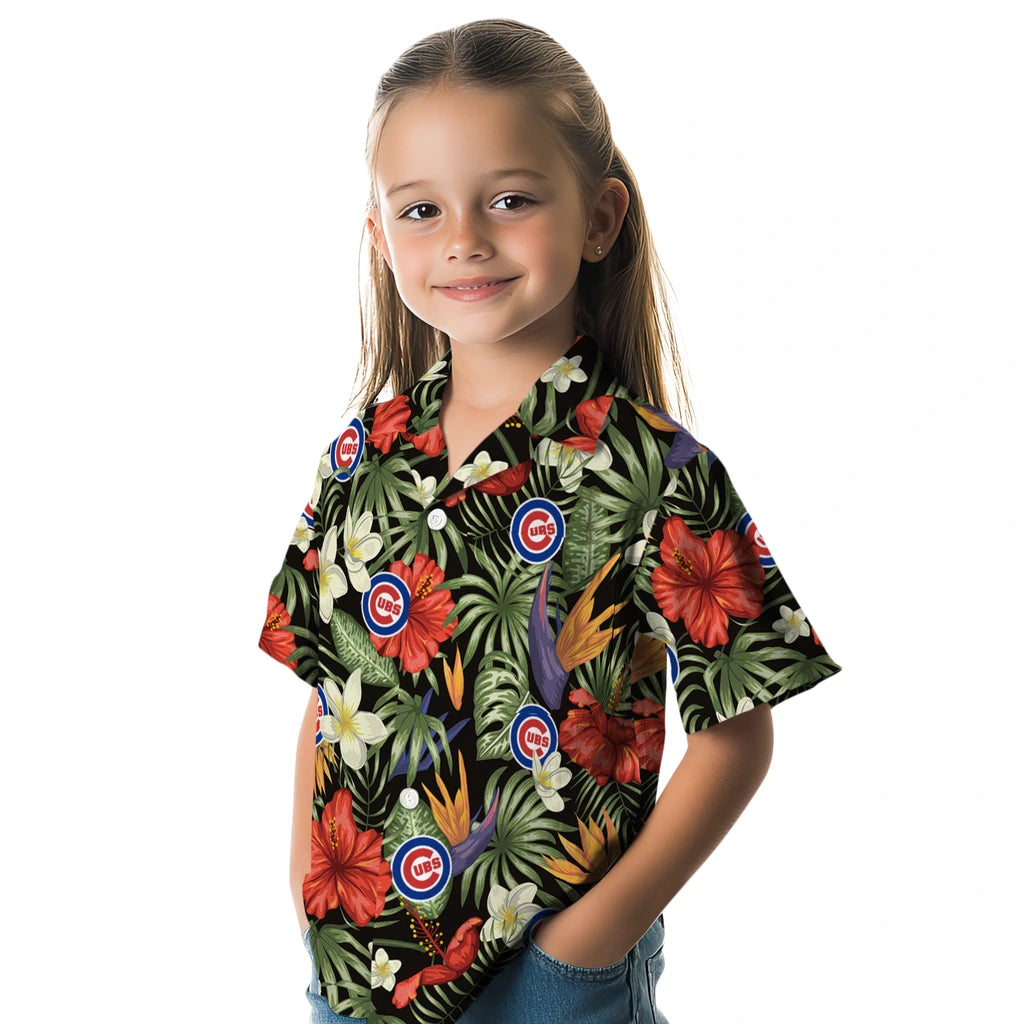 Chicago Cubs Hawaiian Shirt - Hawaii Floral Hibiscus | Moonbestprint