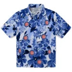 Chicago Cubs Hawaiian Shirt - Hibiscus Arrangement | Moonbestprint
