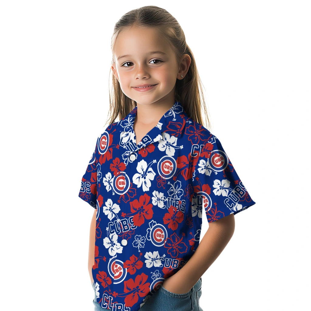 Chicago Cubs Hibiscus Bloom Hawaiian Shirt – Moonbestprint