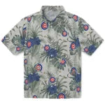 Chicago Cubs Hawaiian Shirt - Hibiscus Designs | Moonbestprint