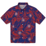 Chicago Cubs Hawaiian Shirt - Monstera Layer | Moonbestprint