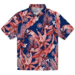 Chicago Cubs Hawaiian Shirt - Palm Leaves | Moonbestprint