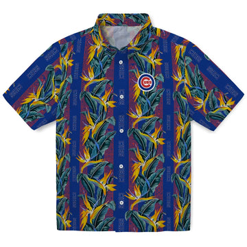 Chicago Cubs Hawaiian Shirt - Paradise Vines | Moonbestprint