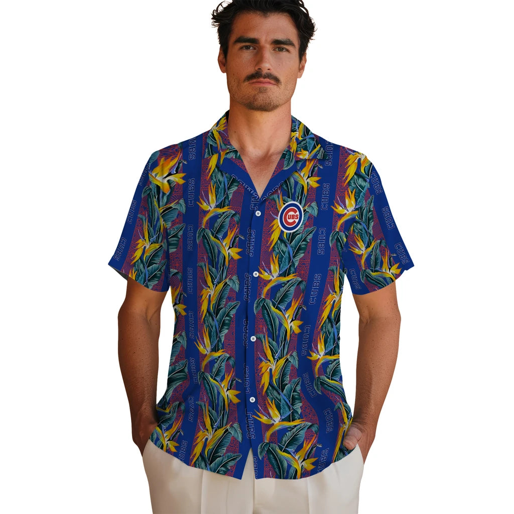 Chicago Cubs Hawaiian Shirt - Paradise Vines | Moonbestprint