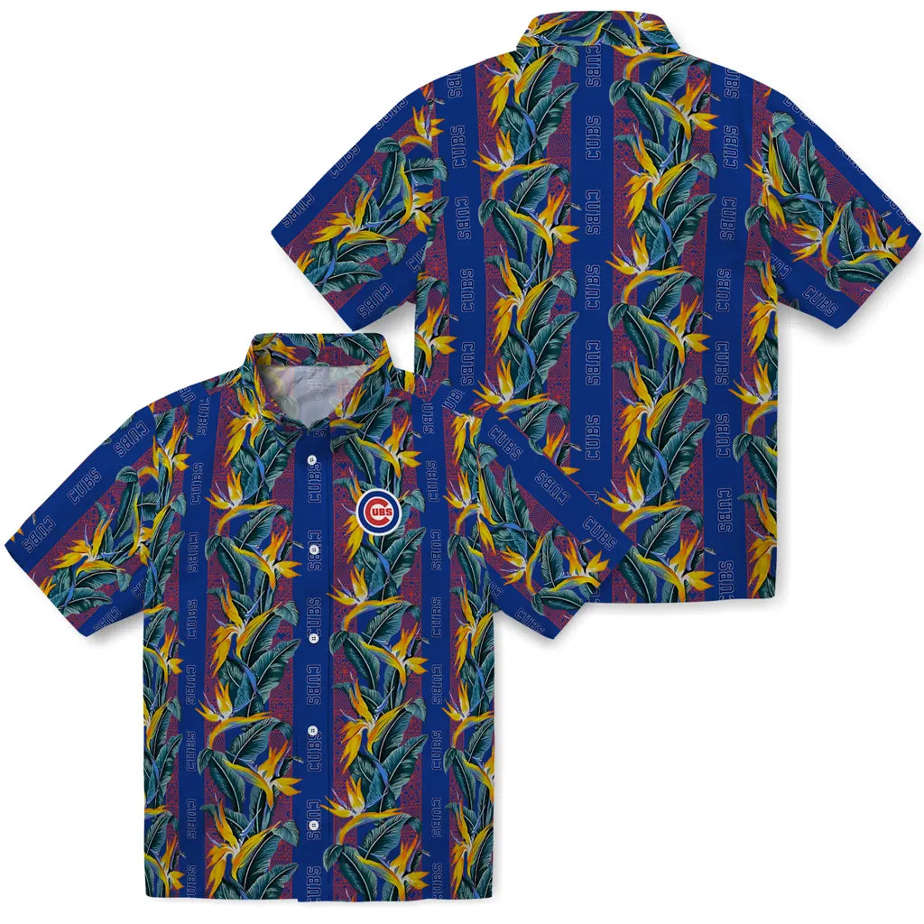 Chicago Cubs Hawaiian Shirt - Paradise Vines | Moonbestprint