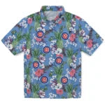 Chicago Cubs Hawaiian Shirt - Pineapple Bouquet | Moonbestprint