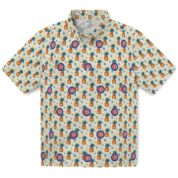 Chicago Cubs Hawaiian Shirt - Pineapple Delight | Moonbestprint
