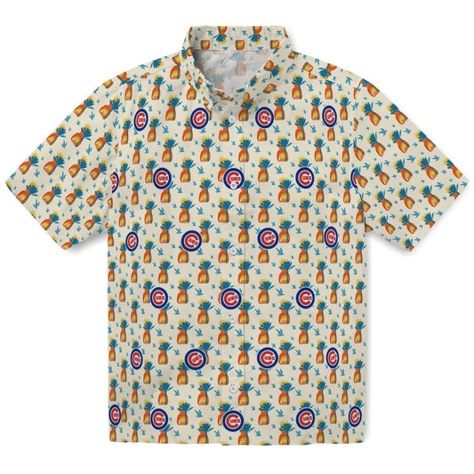 Chicago Cubs Hawaiian Shirt - Pineapple Delight | Moonbestprint