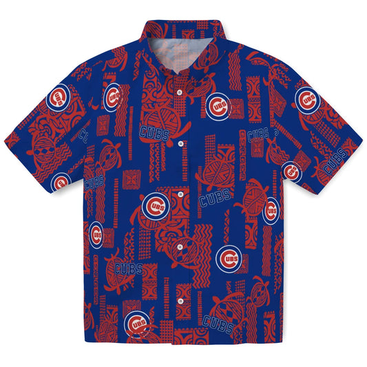 Chicago Cubs Hawaiian Shirt - Turtle Lines | Moonbestprint