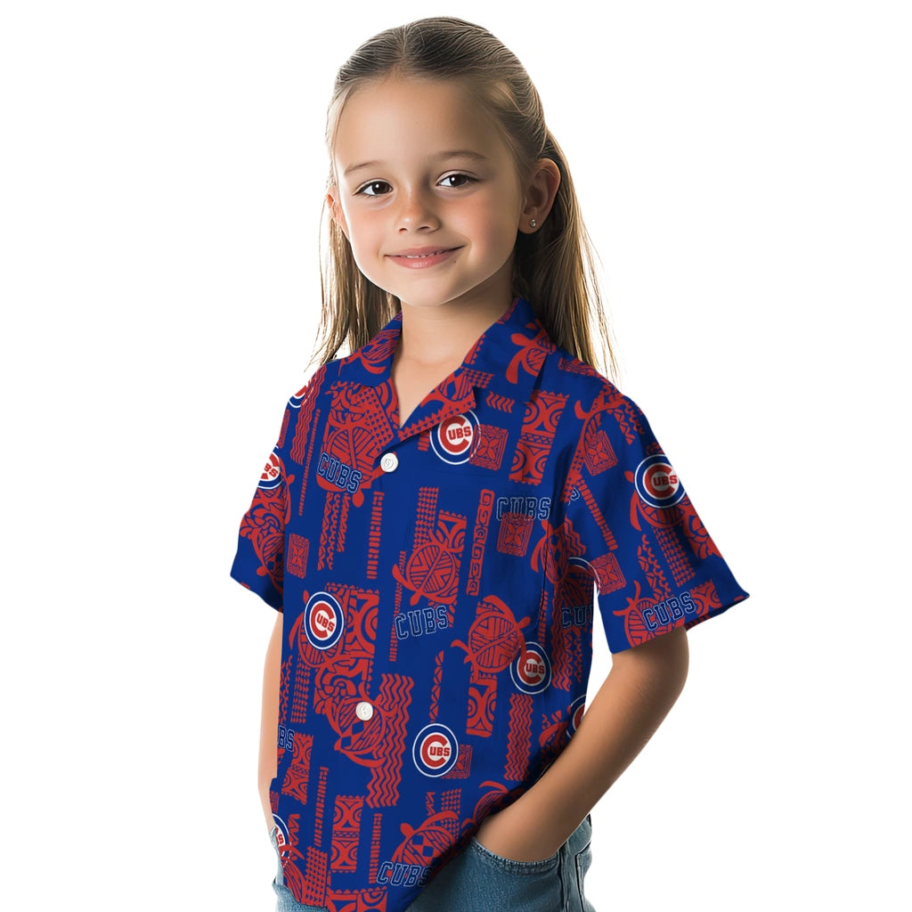 Chicago Cubs Hawaiian Shirt - Turtle Lines | Moonbestprint