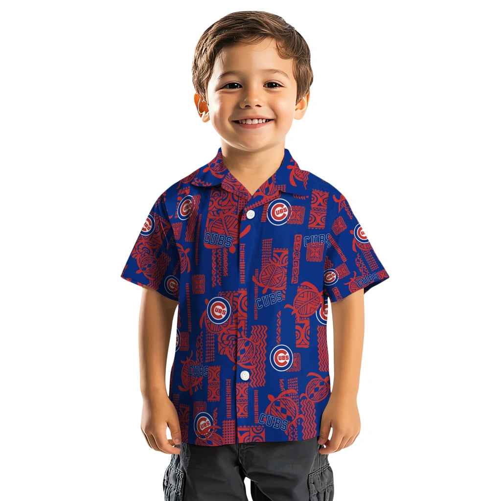 Chicago Cubs Hawaiian Shirt - Turtle Lines | Moonbestprint