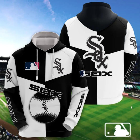 Chicago White Sox 3D MLB All Over Print Hoodie -Moonbestprint