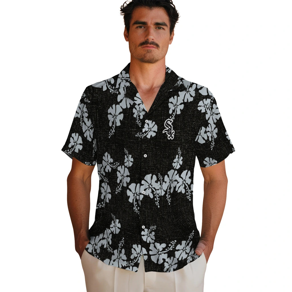 Chicago White Sox Hawaiian Shirt - 50th State Flower | Moonbestprint