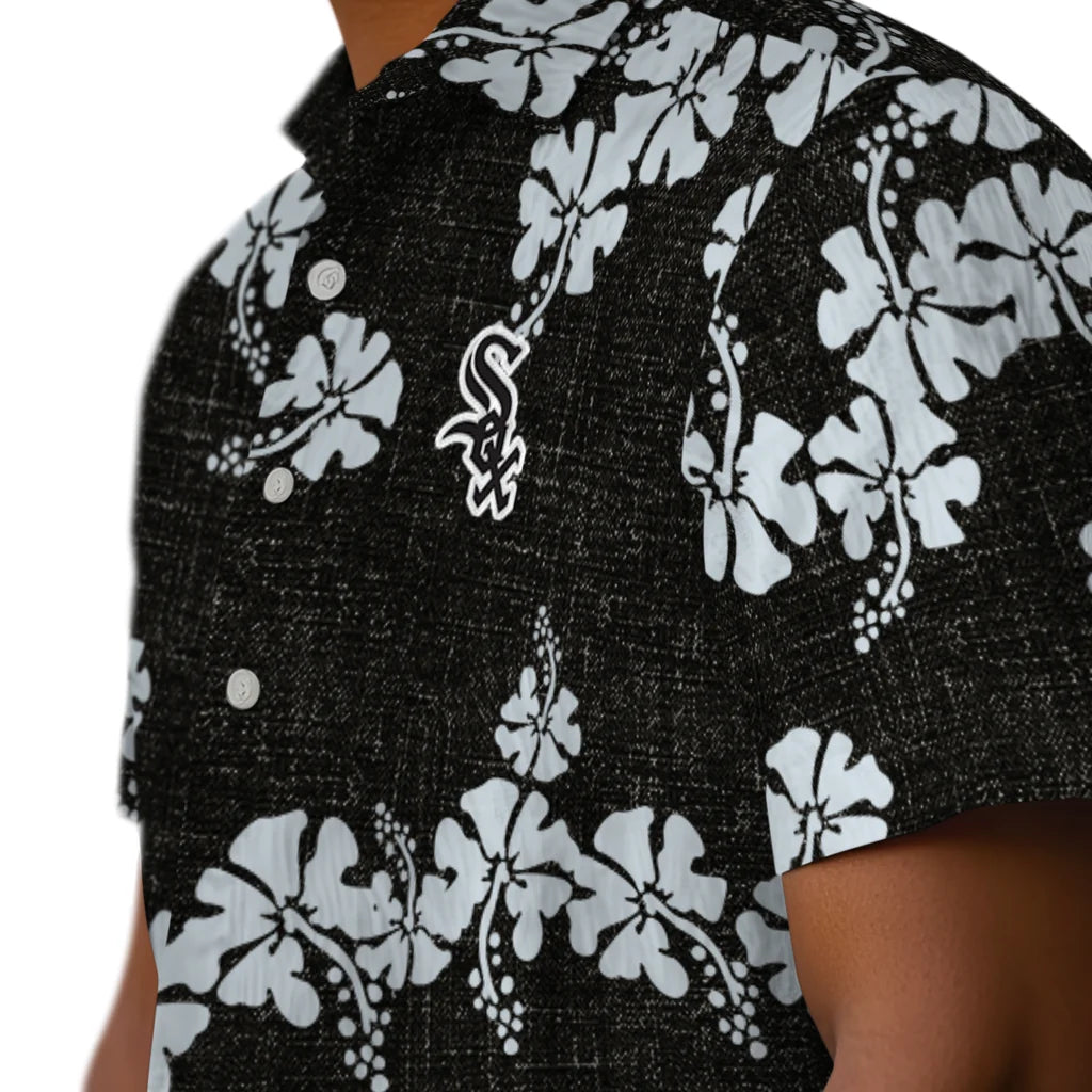 Chicago White Sox Hawaiian Shirt - 50th State Flower | Moonbestprint
