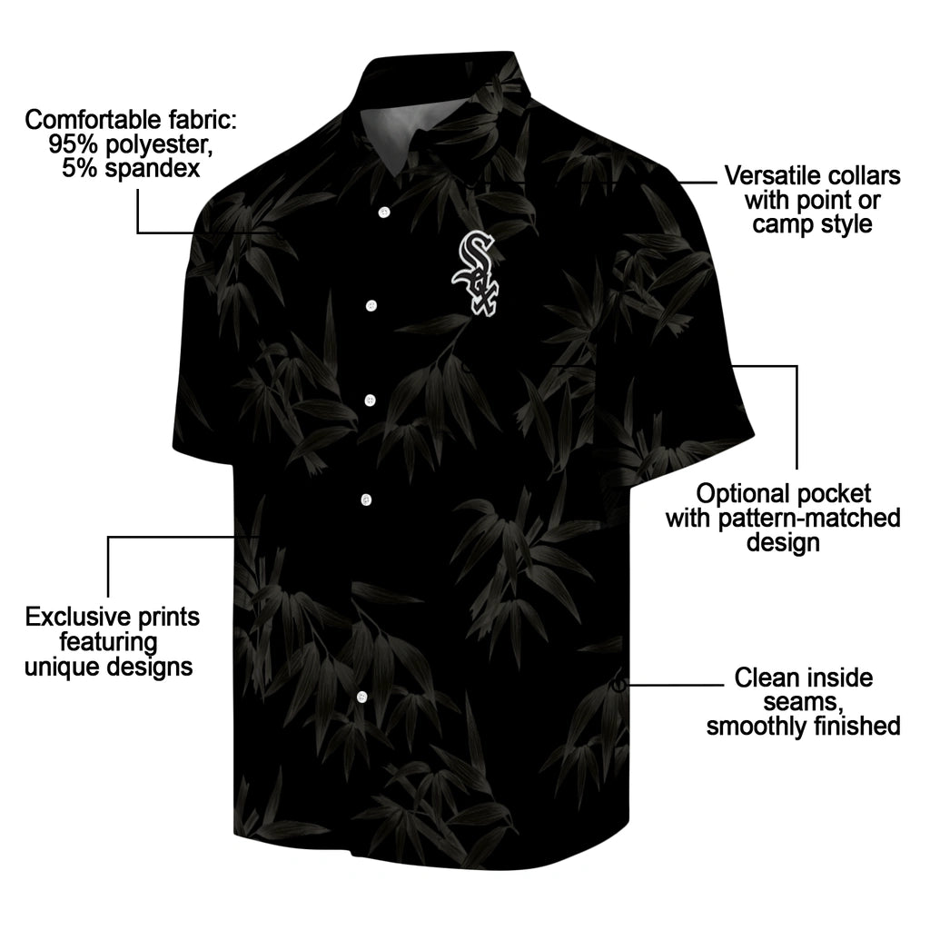 Chicago White Sox Hawaiian Shirt - Bamboo Branches | Moonbestprint