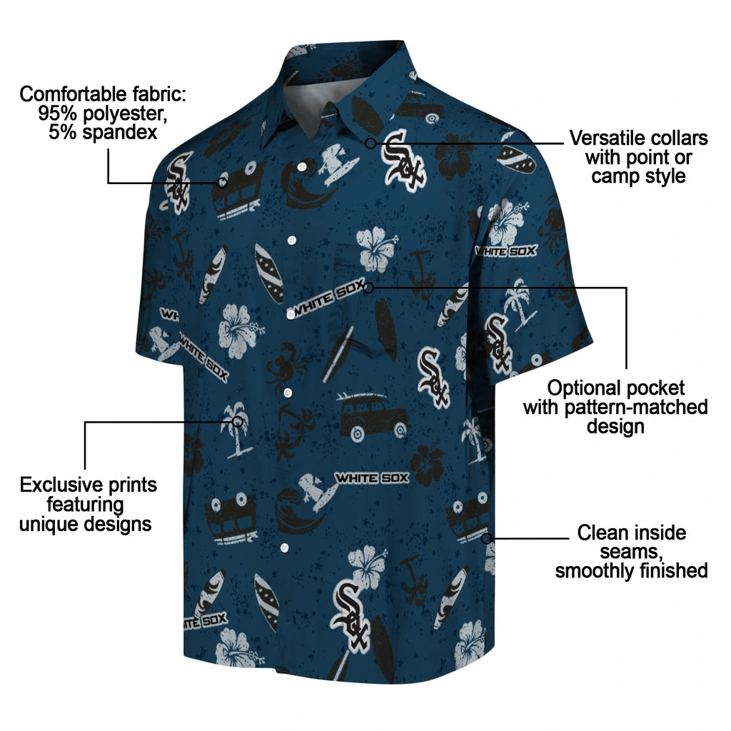 Chicago White Sox Hawaiian Shirt - Beach Vibe | Moonbestprint