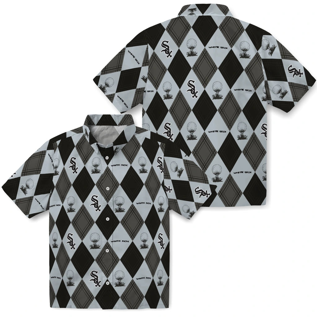 Chicago White Sox Hawaiian Shirt - Golfing Plaid | Moonbestprint
