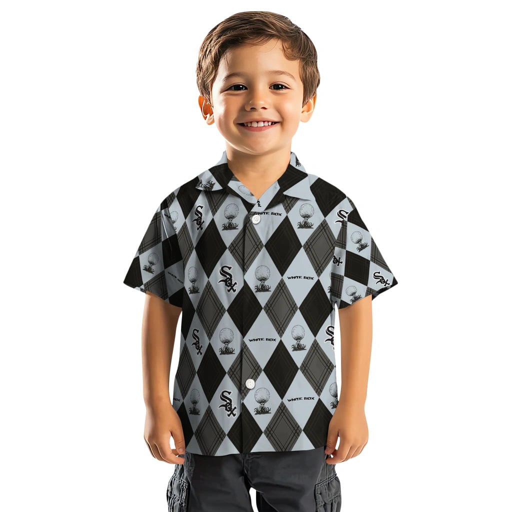 Chicago White Sox Hawaiian Shirt - Golfing Plaid | Moonbestprint