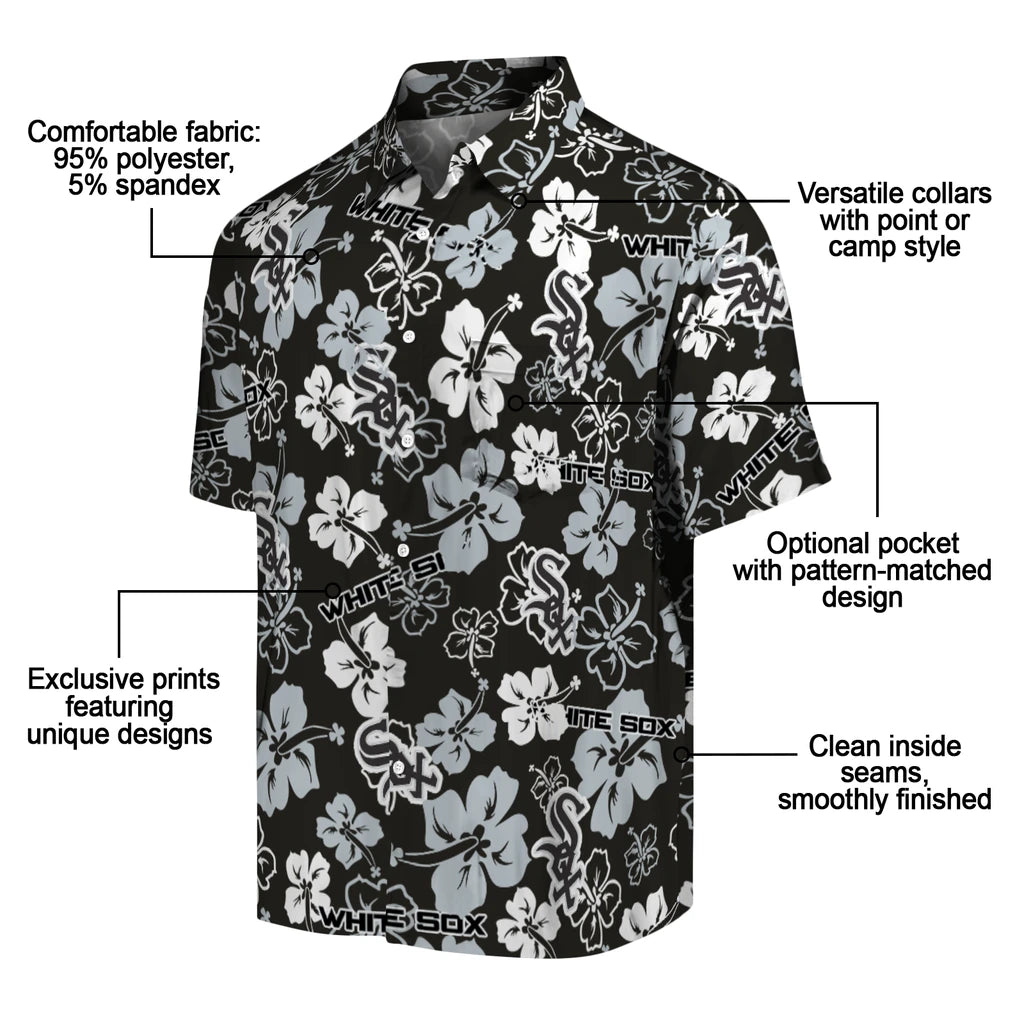 Chicago White Sox Hibiscus Bloom Hawaiian Shirt – Moonbestprint