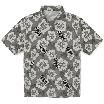 Chicago White Sox Hawaiian Shirt - Hibiscus Cluster | Moonbestprint