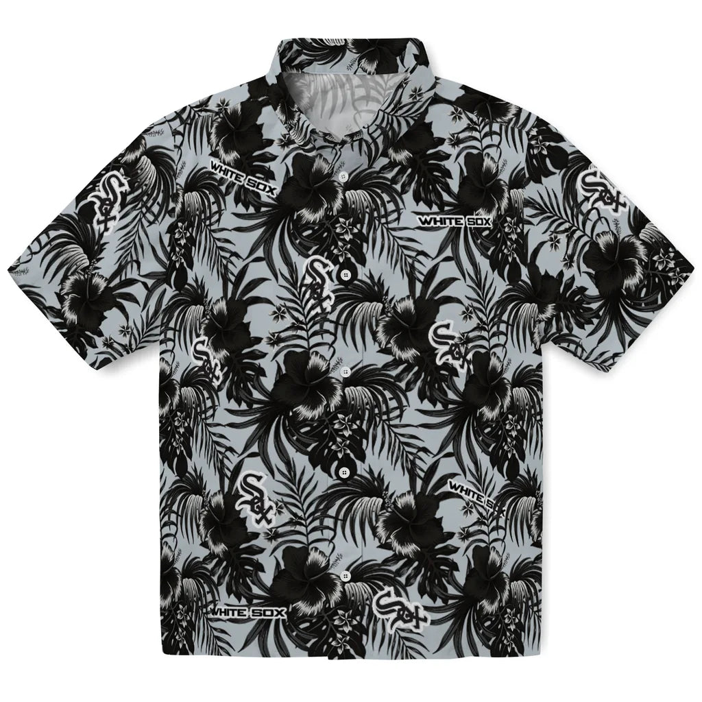 Chicago White Sox Hawaiian Shirt - Hibiscus Exotic | Moonbestprint