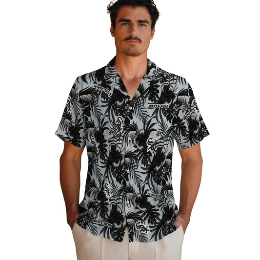 Chicago White Sox Hawaiian Shirt - Hibiscus Exotic | Moonbestprint