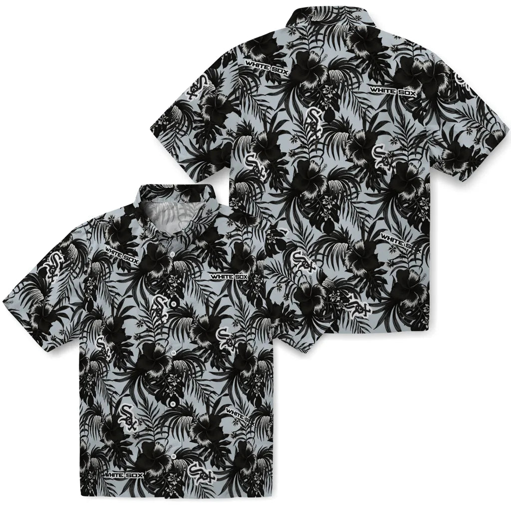 Chicago White Sox Hawaiian Shirt - Hibiscus Exotic | Moonbestprint