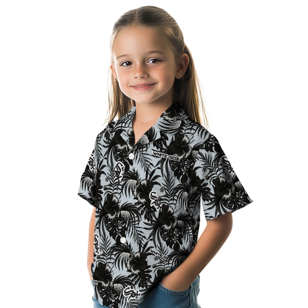 Chicago White Sox Hawaiian Shirt - Hibiscus Exotic | Moonbestprint