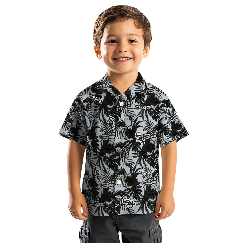 Chicago White Sox Hawaiian Shirt - Hibiscus Exotic | Moonbestprint