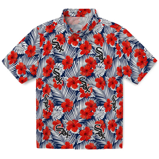 Chicago White Sox Hawaiian Shirt - Hibiscus Fiesta | Moonbestprint