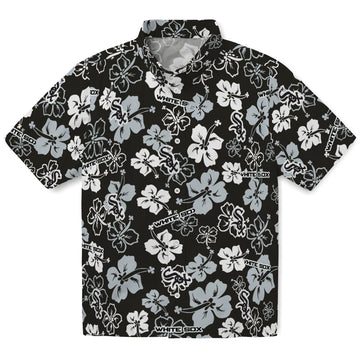 Chicago White Sox Hawaiian Shirt - Hibiscus Flower Design | Moonbestprint