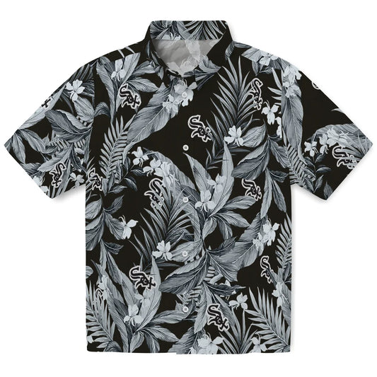 Chicago White Sox Hawaiian Shirt - Palm Leaves | Moonbestprint