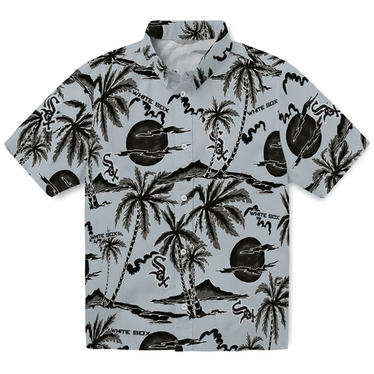Chicago White Sox Hawaiian Shirt - Palm Sunset | Moonbestprint