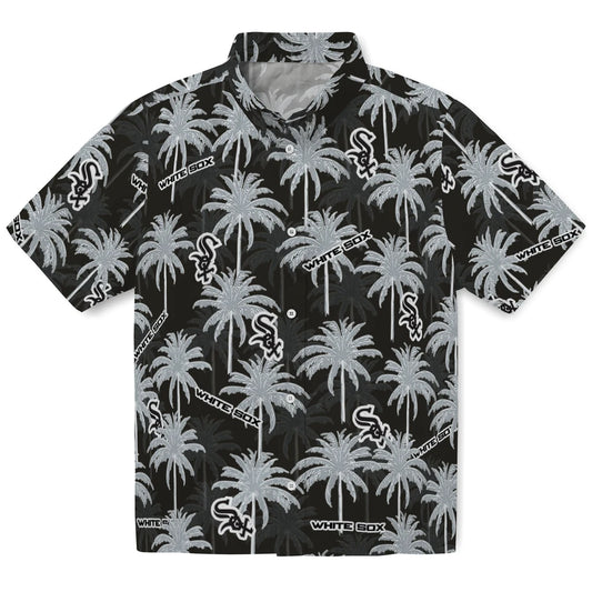 Chicago White Sox Hawaiian Shirt - Palm Tree Motif | Moonbestprint