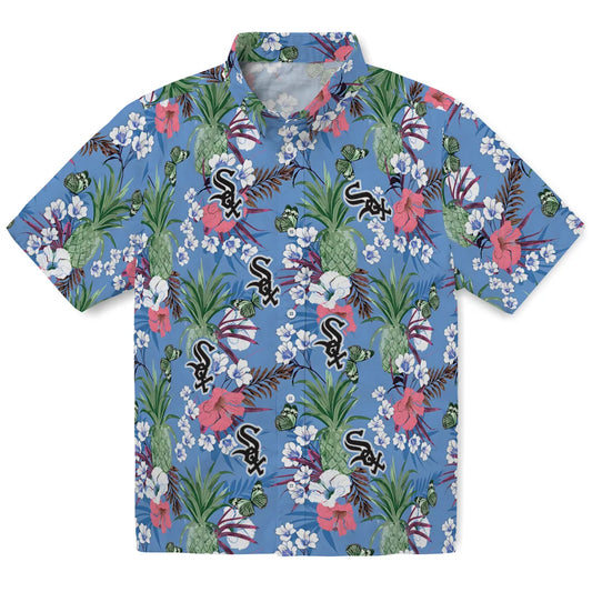Chicago White Sox Hawaiian Shirt - Pineapple Bouquet | Moonbestprint