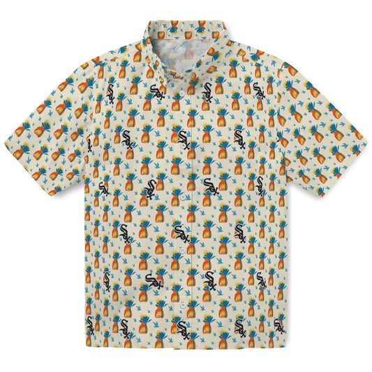Chicago White Sox Hawaiian Shirt - Pineapple Delight | Moonbestprint