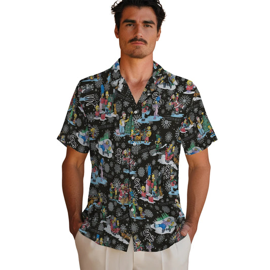 Chicago White Sox Hawaiian Shirt - Simpsons Christmas | Moonbestprint