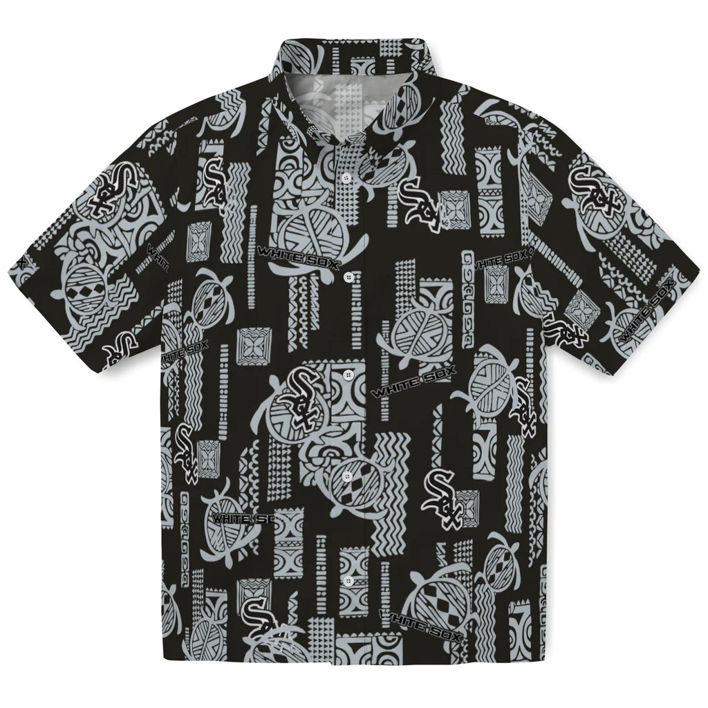 Chicago White Sox Hawaiian Shirt - Turtle Lines | Moonbestprint
