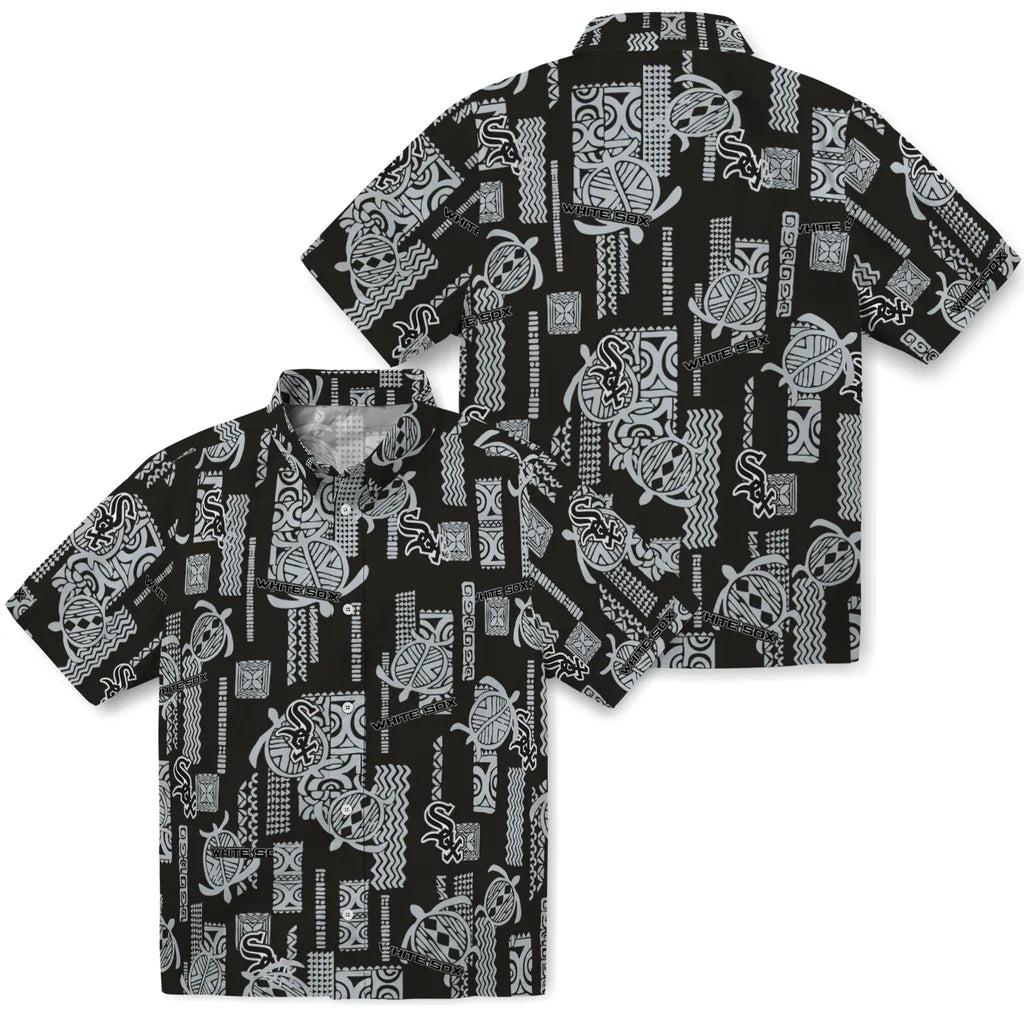 Chicago White Sox Hawaiian Shirt - Turtle Lines | Moonbestprint