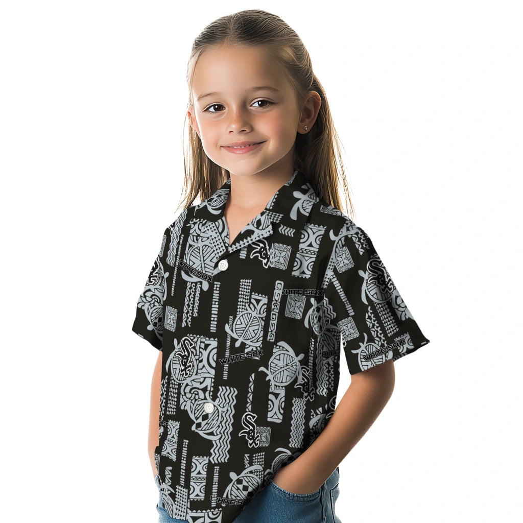 Chicago White Sox Hawaiian Shirt - Turtle Lines | Moonbestprint