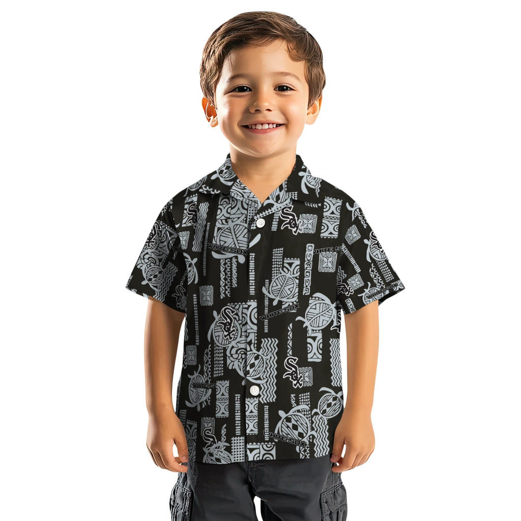 Chicago White Sox Hawaiian Shirt - Turtle Lines | Moonbestprint