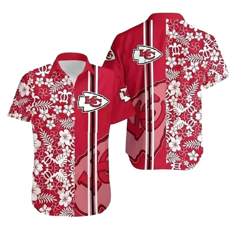 Chiefs Floral Pride Unisex Graphic Hawaiian Shirt Aloha Style Gift - Moonbestprint