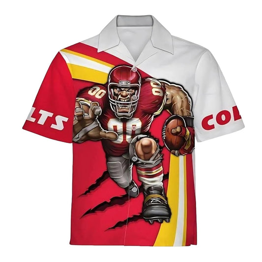 Personalized Chiefs Super Star Mascot Graphic Hawaiian Shirt Unisex Gift - Moonbestprint