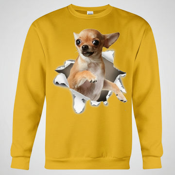 Chihuahua Torn Funny Gift For Chiahuahua Lovers Sweater ? Usalast